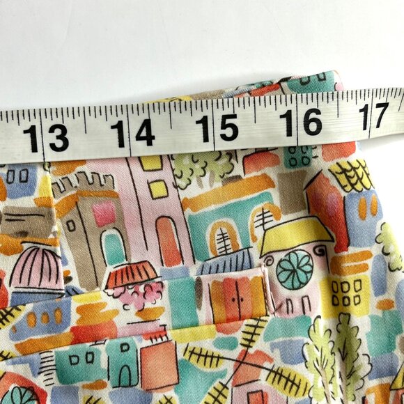 Talbots Women's Stretch 14 Petite Printed Cropped Pants - Picture 11 of 16